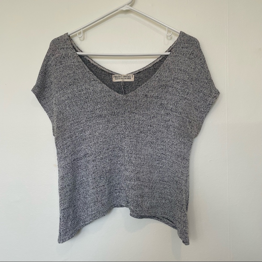 UO grey sweater top